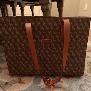 Dooney & Bourke Brown Monogram Tote